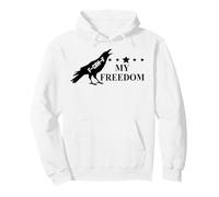 Freedom Sign That Says Freedom Fuck Fascism Resist No Kings Sudadera con Capucha