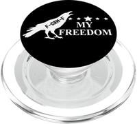 Freedom Sign That Says Freedom Fuck Fascism Resist Protest PopSockets PopGrip para MagSafe