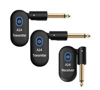 Freedom to Move 2 Sistema inalámbrico de guitarra de 4 GHz con dos transmisores y un receptor fiable