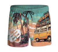 FREEGUN - Bañador para niño de Secado rápido, Corto de baño Infantil, Malla Interior y Bolsillos Laterales de 10 años/12 años