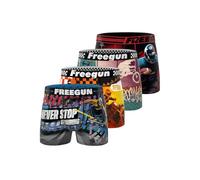 Freegun Boxeador Ajustado (Juego de 4) Niño, Naranja/Beige/Negro/Rojo, 14-16 años