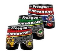 Freegun Boxeador Ajustado (Lote de 3) para Hombre, Rojo 08, M