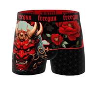 FREEGUN Boxer Hombre Microfibra Cráneo Cabeza de Muerte, Samurai 98, S