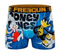FREEGUN | Bóxers Hombre con Estampado Looney Tunes | Calzoncillos De Microfibra | Bóxer Cómodo Y Transpirables | para Uso Diario | Complementa Un Look Urbano (FR/ES, Letras, M, Regular, Regular)