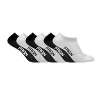 FREEGUN Fg/1/Tcx6/Frgn Calcetines, Blanco/Negro, 39-42 (Pack de 6) para Hombre