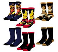 Freegun Calcetines Hombre Set 6 Pares Variados Algodón Dragon Ball Chupa Chups Pokemon