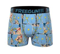 FREEGUN Calzoncillo Bóxer Hombre Asterix Obelix | Calzoncillo Cintura Elástica y Algodón Cómic Regalo Original Talla M