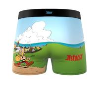 FREEGUN Calzoncillo Bóxer Hombre Asterix Obelix | Calzoncillo Cintura Elástica y Algodón Cómic Regalo Original