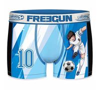 FREEGUN Calzoncillo Boxer unitario Captain Tsubasa (Súper Campeones: Oliver y Benji) - Modelo Oliver Atom/Tsubasa Ozora - Microfibra - 92% poliéster, 8% Elastano