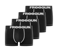 FREEGUN Calzoncillo Ropa Interior Hombre Microfibra Liso (Paquete de 4)