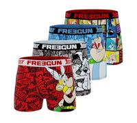 FREEGUN Calzoncillos bóxer para niño Astérix, Suaves, Transpirables y cómodos (Lote de 4) 10 años/12 años