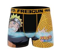 FREEGUN | Calzoncillos De Chico Naruto Attaque | Estampado De Naruto | Calzoncillos Antirozaduras | Calzoncillos Boxer Poliéster | Boxer Divertidos | Interiores para Chicos | Talla 8/10