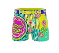 FREEGUN Calzoncillos de Hombre Chupa Chups | Estampado Llamativo Lollipop Sweet Colors | Cintura Elástica Ancha, Sensación (FR/ES, Letras, XXL, Regular, Regular, Chupa Chups)