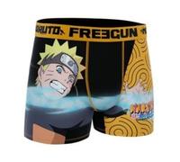 FREEGUN Calzoncillos de Hombre Naruto | Estampado de Itachi, Tiro Interior 7”, Cintura Elástica Suave, 92% poliéster - 8% Elastano (FR/ES, Letras, L, Regular, Regular, Estándar, Naruto)