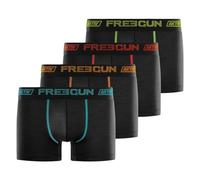 FREEGUN Calzoncillo Ropa Interior Hombre Microfibra Liso Aktiv Deporte (Paquete de 4)