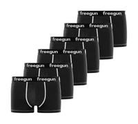 FREEGUN Calzoncillos Hombre Boxer Algodón, Ropa Interior Hombre Suave y Stretch (Lote de 6)