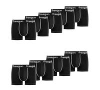 FREEGUN Fg/Sol/Am/1/Pk9 Ropa Interior de Hombres, Negro, XXL (Pack de 9)