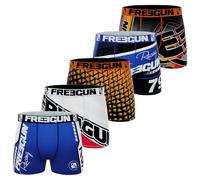 FREEGUN Calzoncillos Hombre Boxer Deporte, Pack de 5, Naranja BMX5 (XL)
