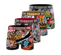 FREEGUN Calzoncillos Hombre Boxer Looney Tunes, Pack de 4, Naranja 15 (2XL)