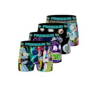 FREEGUN Calzoncillo Ropa Interior Hombre Microfibra Rick and Morty (Paquete de 4)