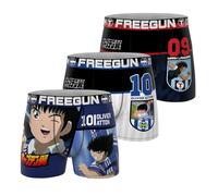FREEGUN Calzoncillos Niño Boxer Olive ET TOM, Pack de 3, Azul1 (8/10años)