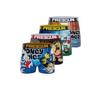 Freegun - Calzoncillos para hombre, diseño de looney tunes, para hombre, con bugs Bunny, Daffy Duck, Taz y Titi (juego de 4) M