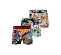 FREEGUN Calzoncillos Street Art para Hombre, Transpirables y ultrasuaves (Juego de 3), Talla M