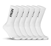 FREEGUN Chaussette Fg/1/Tenx6 Calcetines, FRGN Blanco/Negro, 39-42 (Pack de 6) para Hombre