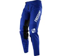Freegun Devo Pantalones de Motocross para niños, azul, tamaño 8/9