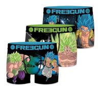 FREEGUN Dragon Ball Super Broly Calzoncillos para niño, Suaves y cómodos (Juego de 3) 10 años/12 años