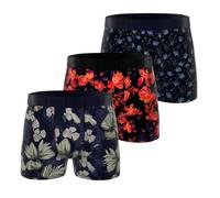 FREEGUN Fg/1/Bm/Pk3 Ropa Interior de Hombres, Caqui/Negro/Rojo/Azul, S (Pack de 3)