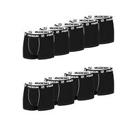 FREEGUN Fg/Sol/Am/1/Pk9 Ropa Interior de Hombres, Blanco y Negro, M (Pack de 9)