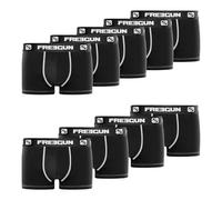 FREEGUN Fg/Sol/Am/1/Pk9 Ropa Interior de Hombres, Negro, M (Pack de 9)