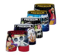 FREEGUN Fgop/3/Bm/Pk5 Ropa Interior de Hombres, Rojo/Violeta/Blanco/Negro, 10-12 años (Pack de 5) para Niños
