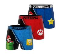 Freegun Fgsmb/1/Bm/Pk3 - Boxeador Ajustado para Hombre (Juego de 3), Azul 10, XL