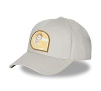 FREEGUN Gorra Hombre Gaston Lagaffe, Gorra Béisbol Ajustable por Snapback, Blanco/Beige/Naranja, Talla única