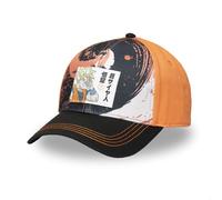 FREEGUN - Gorra para hombre, diseño de Dragon Ball Z, gorra de béisbol, negro, naranja y blanco, Talla única