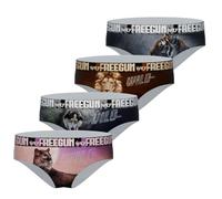 FREEGUN - Juego de 4 braguitas para niña, Miss Animal 79, 10-12 años