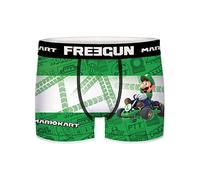 FREEGUN L - Calzoncillo bóxer Mario Bros-Kart Luigi para Hombre Microfibra.