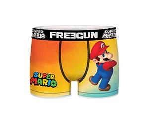 FREEGUN M - Calzoncillo bóxer Mario para Hombre Microfibra