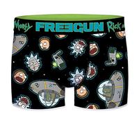 Freegun RICK AND MORTY Talla S MORTY-FREEGUN-Multicolor-92% poliéster 8% elastano, Boxer Unitario T603-1, Hombre