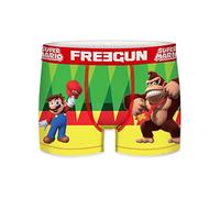 FREEGUN S - Calzoncillo bóxer Mario Bros-Donkey Kong para Hombre Microfibra.