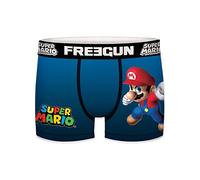 FREEGUN S - Calzoncillo bóxer Mario Bros-Punch para Hombre Microfibra.