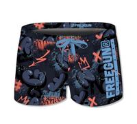 FREEGUN Sw/Fg/N/3/Mou Pañal para Nadar, Azul Oscuro/Azul/Naranja, 8-10 Años Garçon