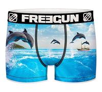 Freegun T461-1-S Talla S: Boxer RECICLADO-UNITARIO-microfibra-92% poliéster Reciclado 8% Elastano, Unitario T461-1, Hombre