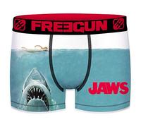 FREEGUN Unitario T691-1 Talla: S-Boxer Film Edition: Tiburón (Jaws) -Microfibra (92% poliéster-8% Elastano) -películas clásicas, Hombre