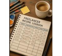 Freelancer Income Logbook Track Your Sales, Expenses & Profits: Designed for Freelancers, consultants, creatives, gig workers. Record Payments, Clients, and Expenses Easily
