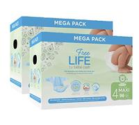 Freelife Bebe Cash - Pañales Maxi talla 4 (7-18 kg) - 2 x 96 = 192 pañales