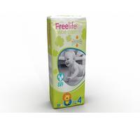 Freelife Pañal Bebé Cash 4 Maxi 7 a 18 Kg 50 Unidades - Mantienen A Tu Bebé Más Tiempo Seco