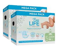 Freelife - Pañales para bebé, tamaño 5 (11-25 kg) - 2 x 84 = 168 pañales